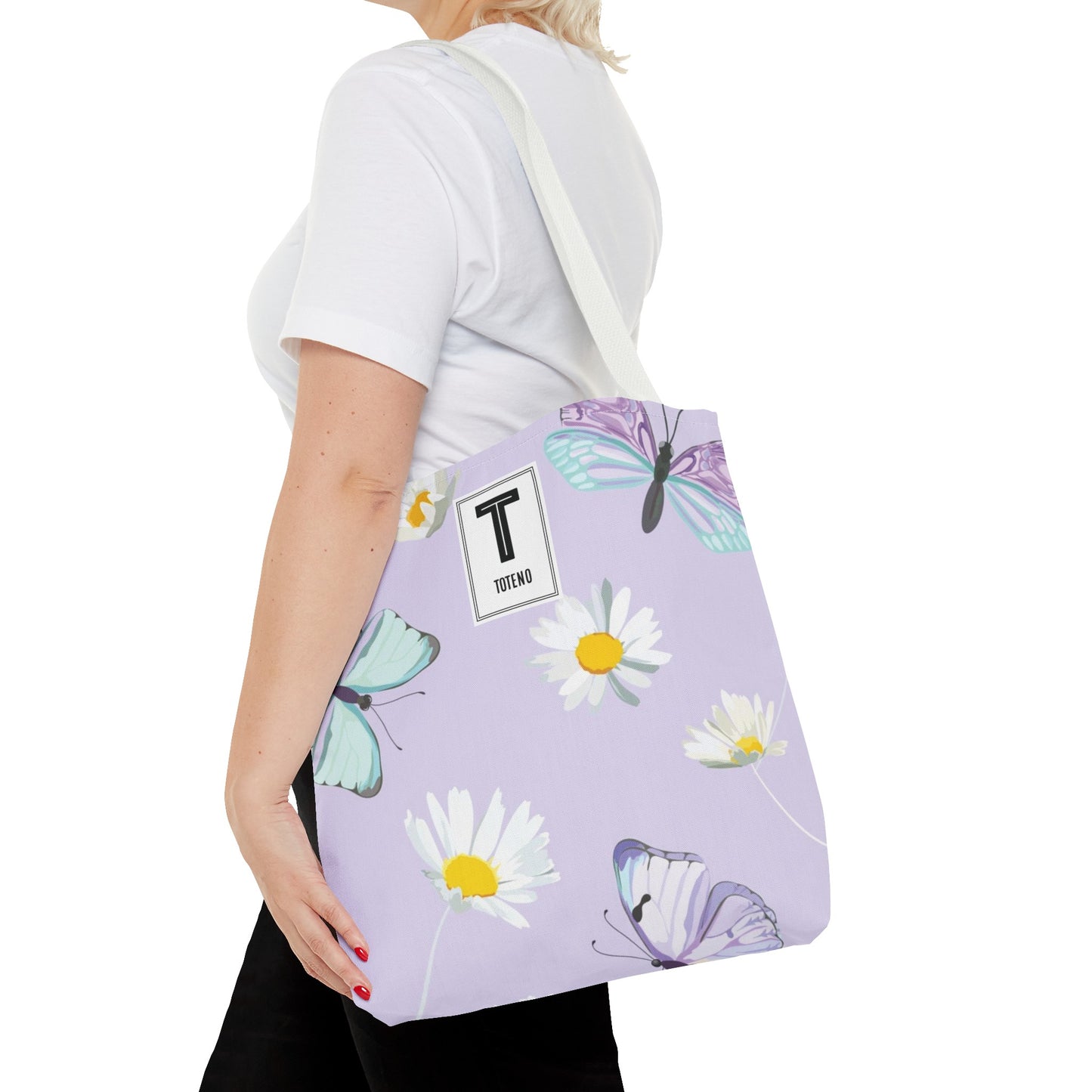 Daisy Butterfly Tote Bag
