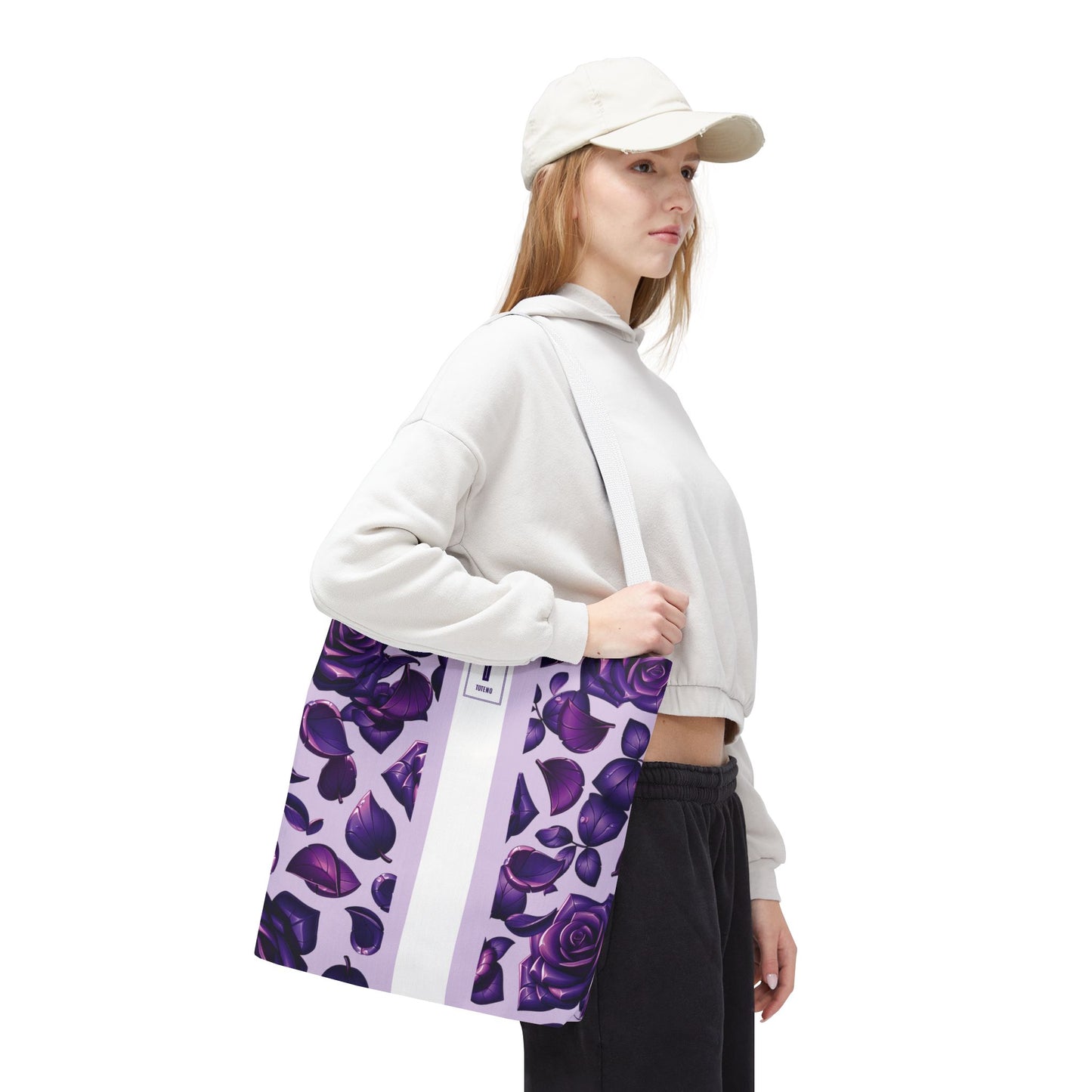 Violet Roses Tote Bag