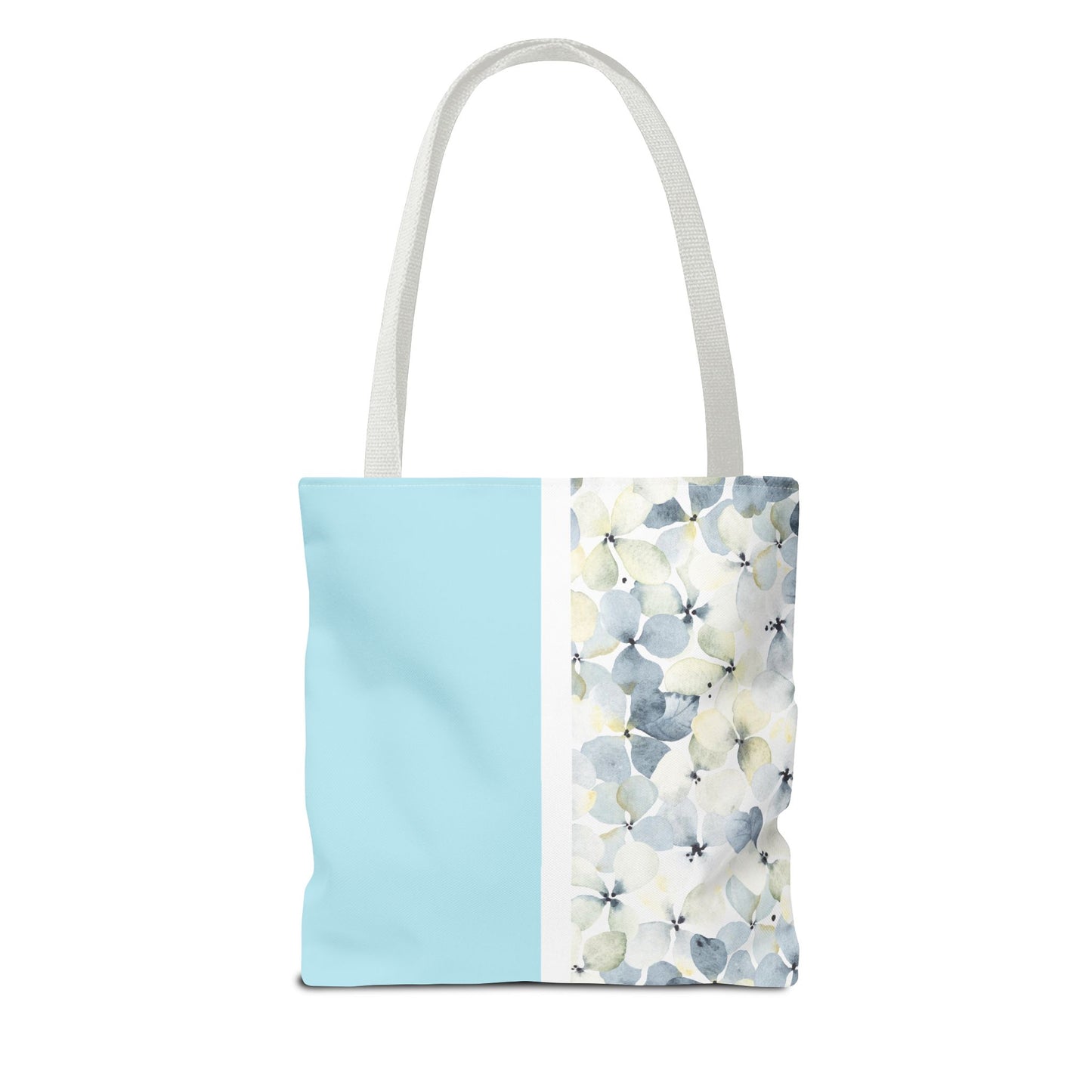 Blue Spring Floral Tote Bag - Stylish Floral Tote for Spring Season