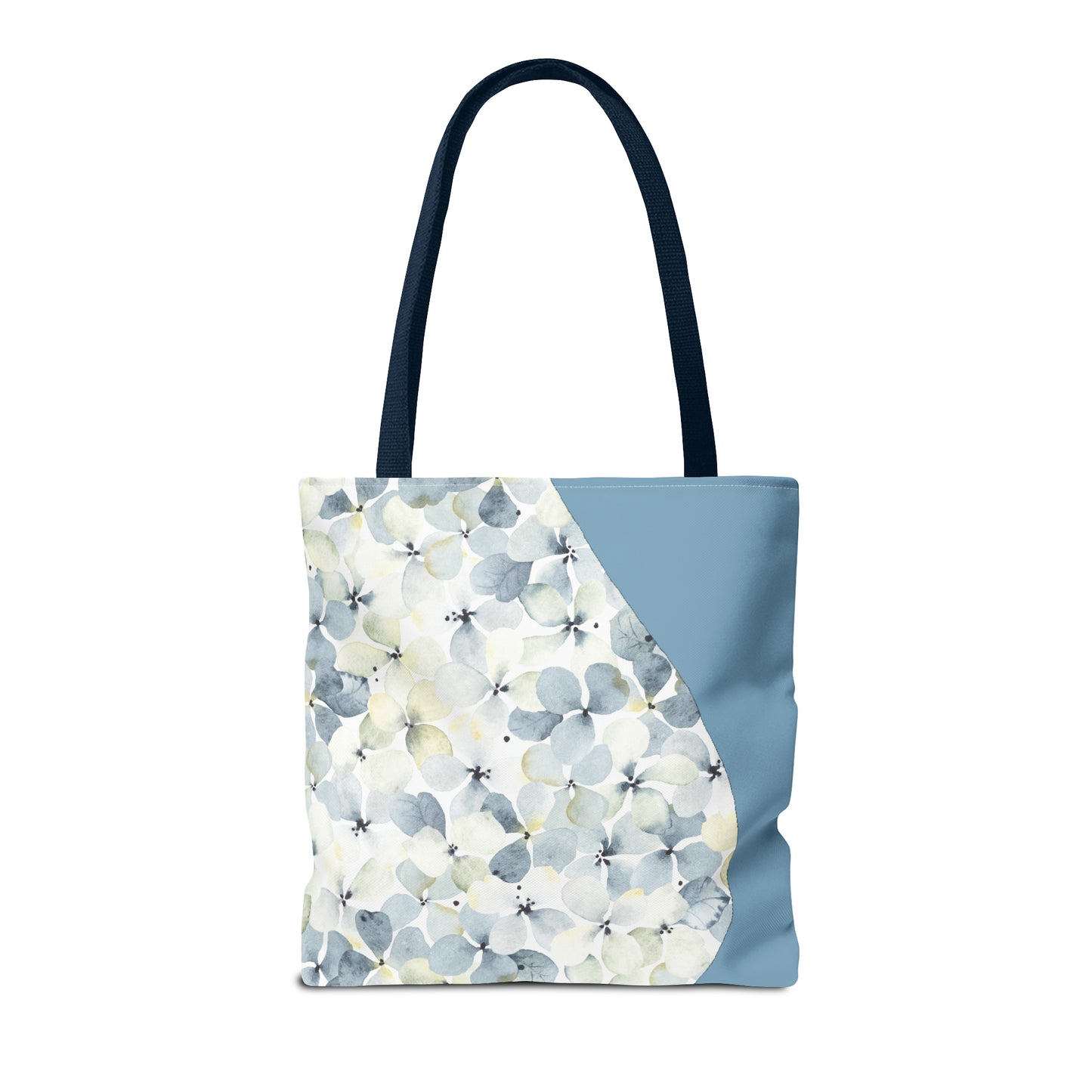 Blue White Flowers Tote Bag