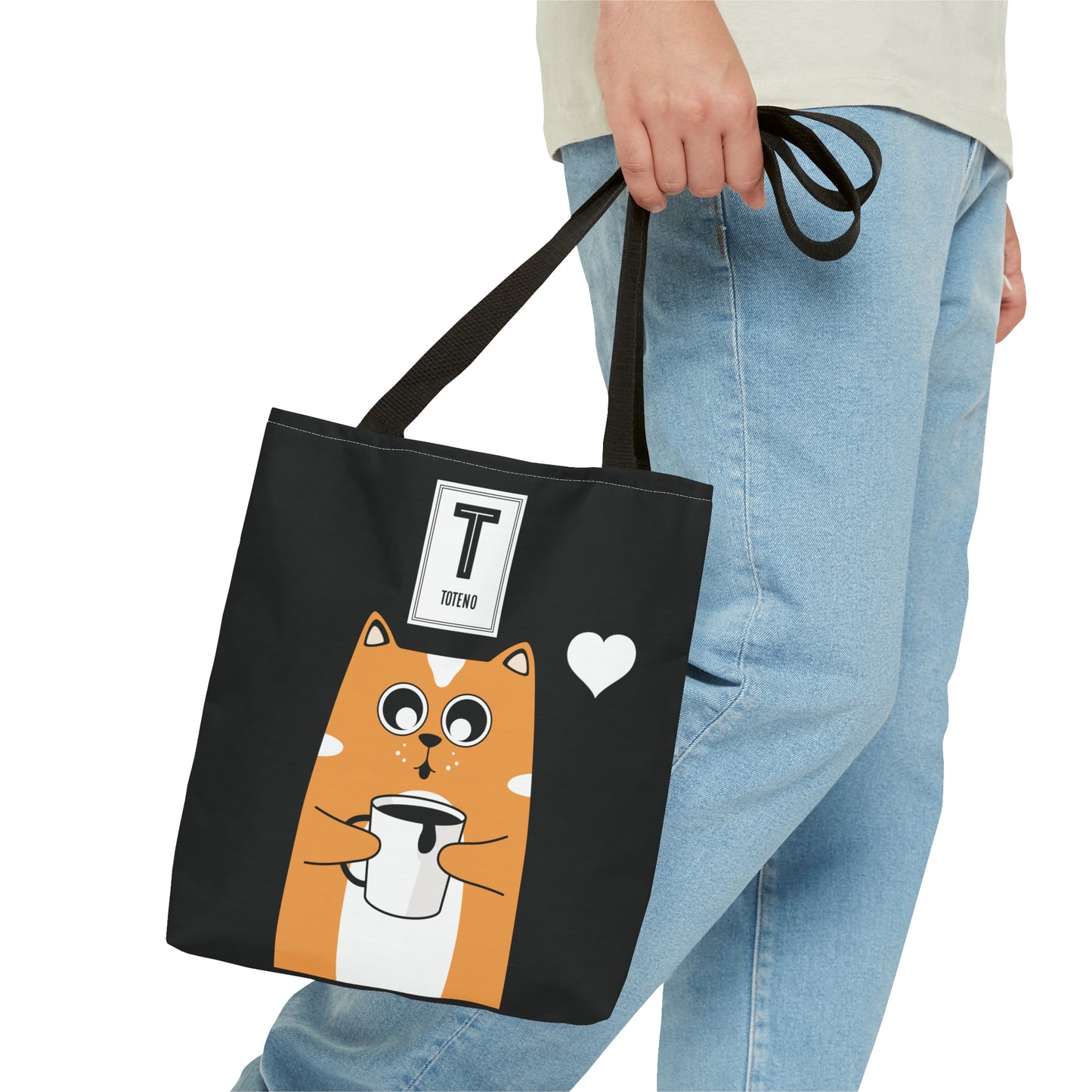 Latte Cat Tote Bag