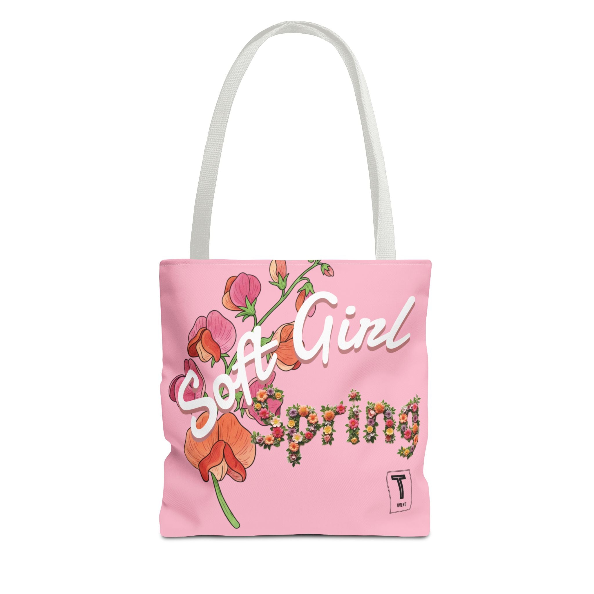 Soft Girl Spring Easter Tote Bag