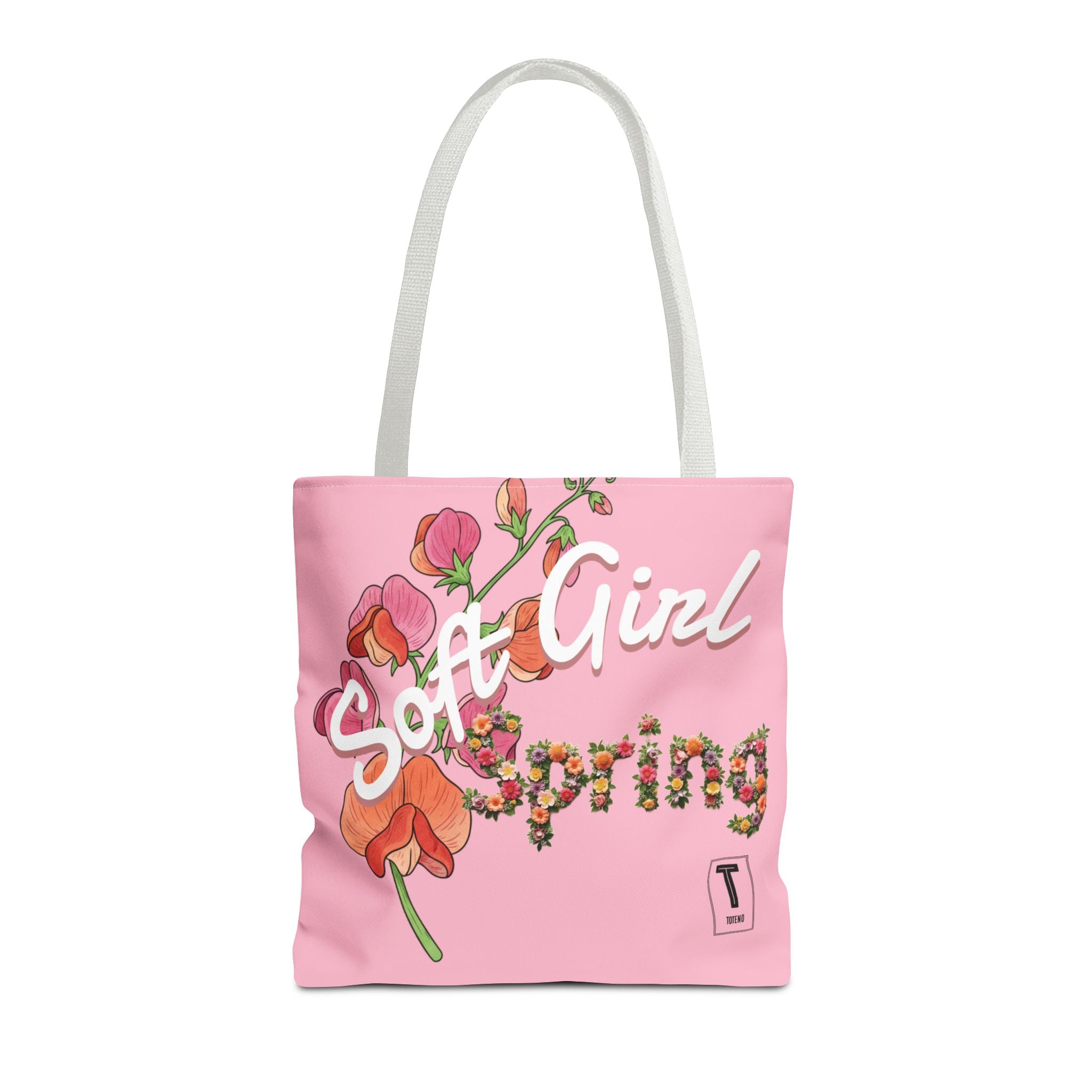 Soft Girl Spring Easter Tote Bag