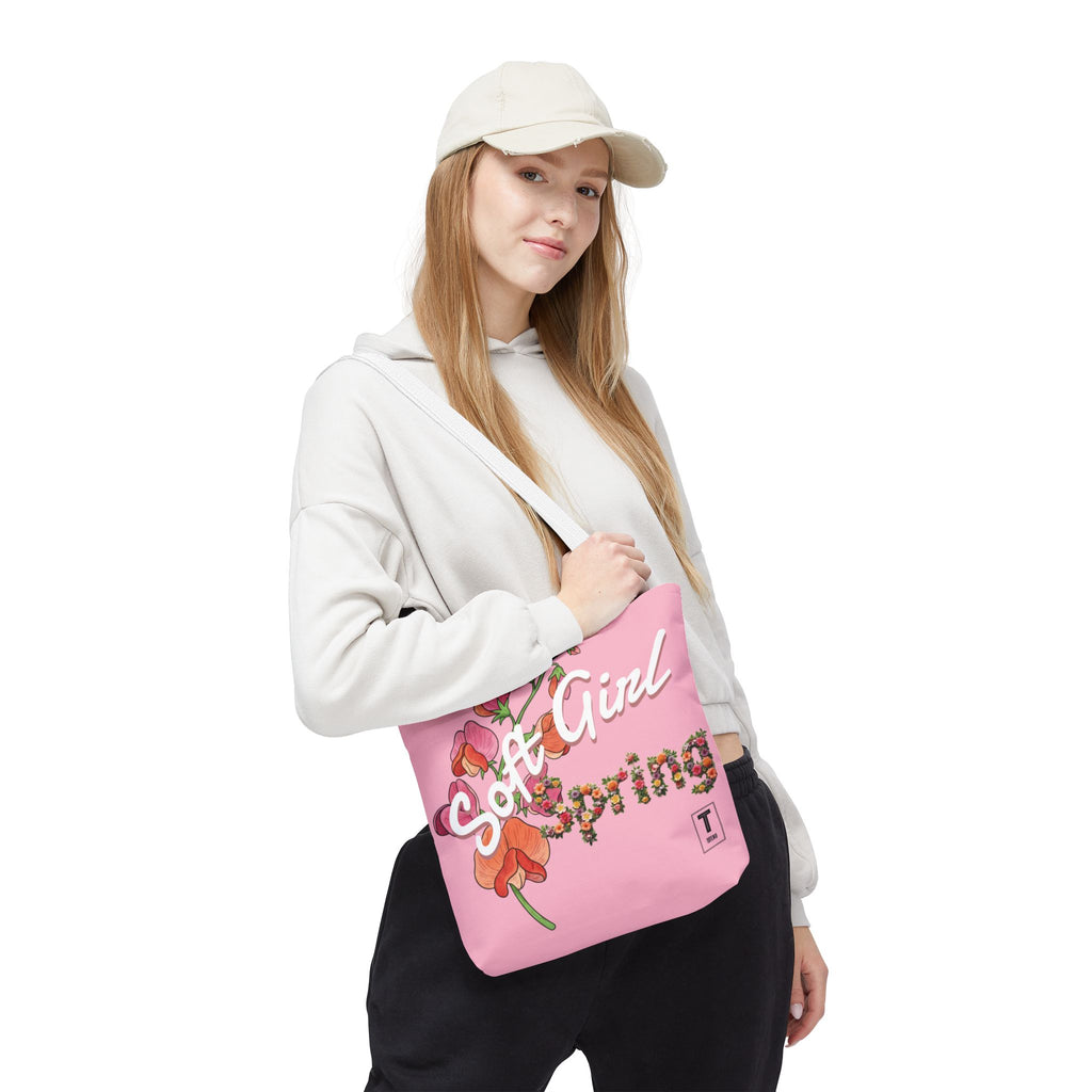 Soft Girl Spring Easter Tote Bag
