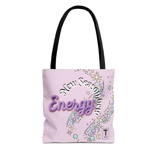 Lavender 'New Energy' Spring Tote Bag