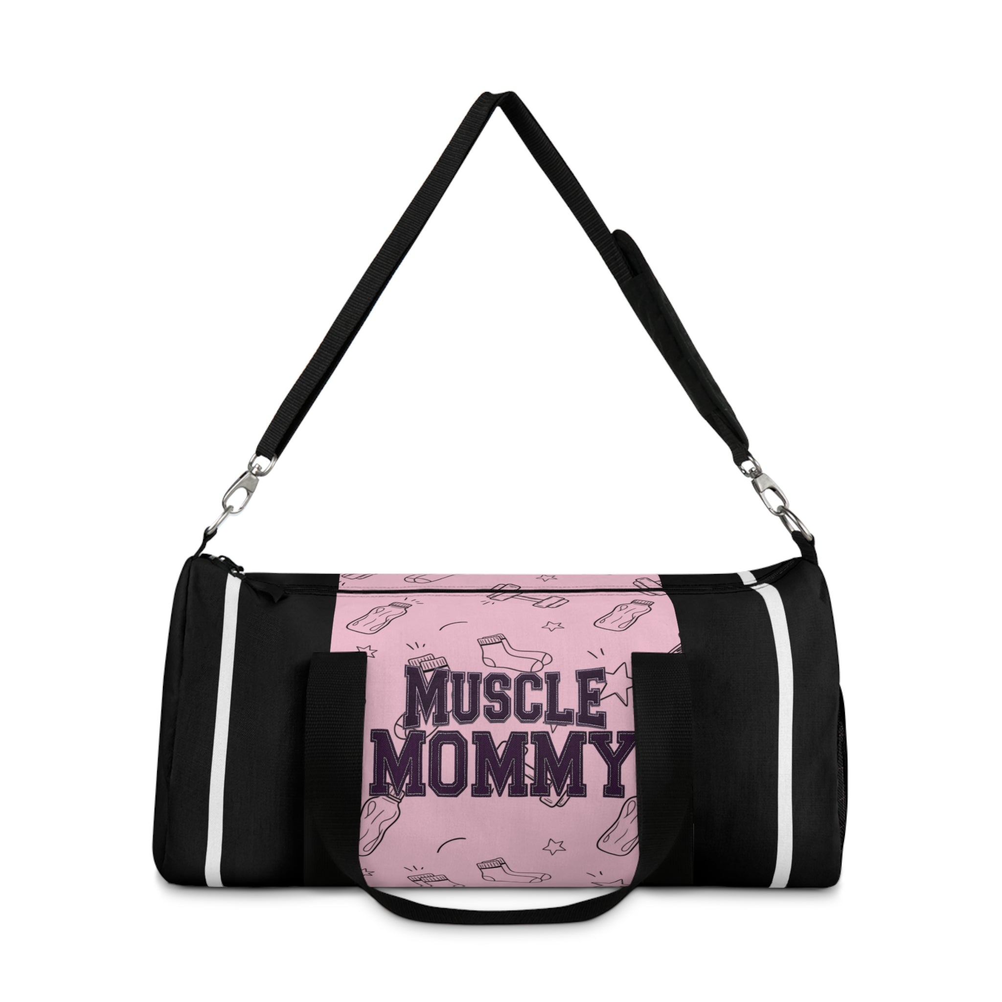 Muscle Mommy Gym Duffel Bag — "Gym Girlie" Workout Travel Bag